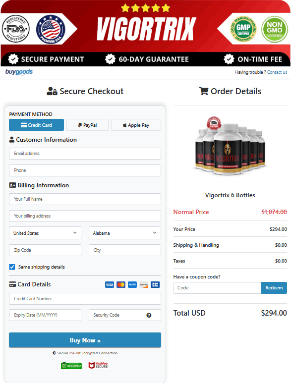 Vigortrix-buy-page